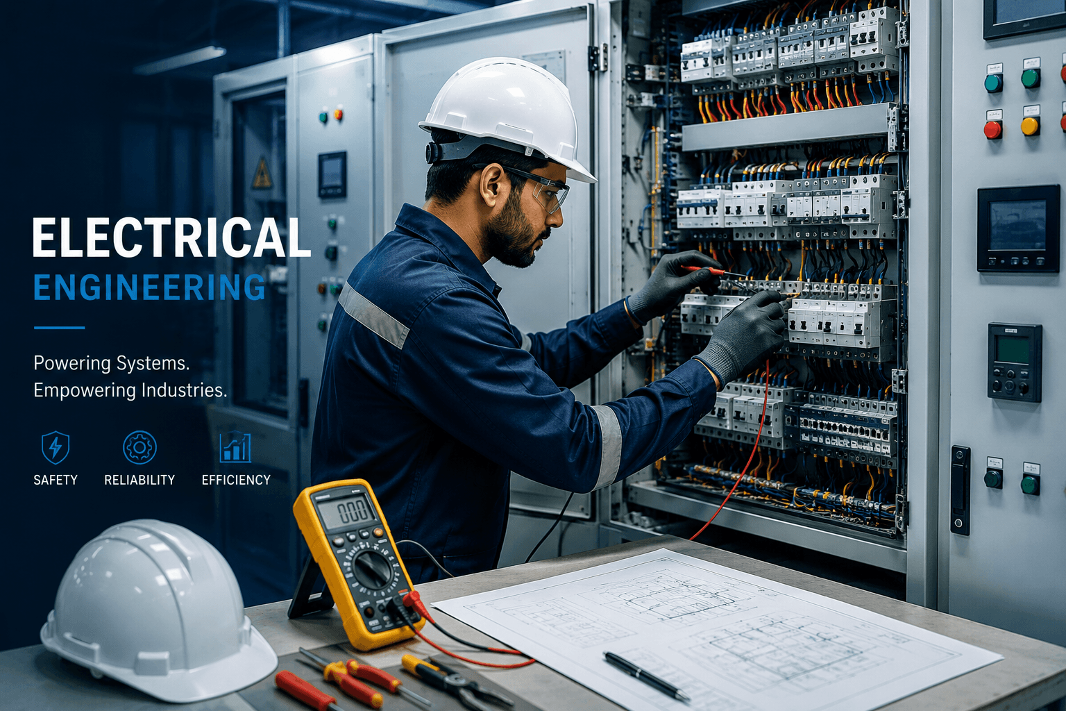 Electrical engineering installation in an industrial environment